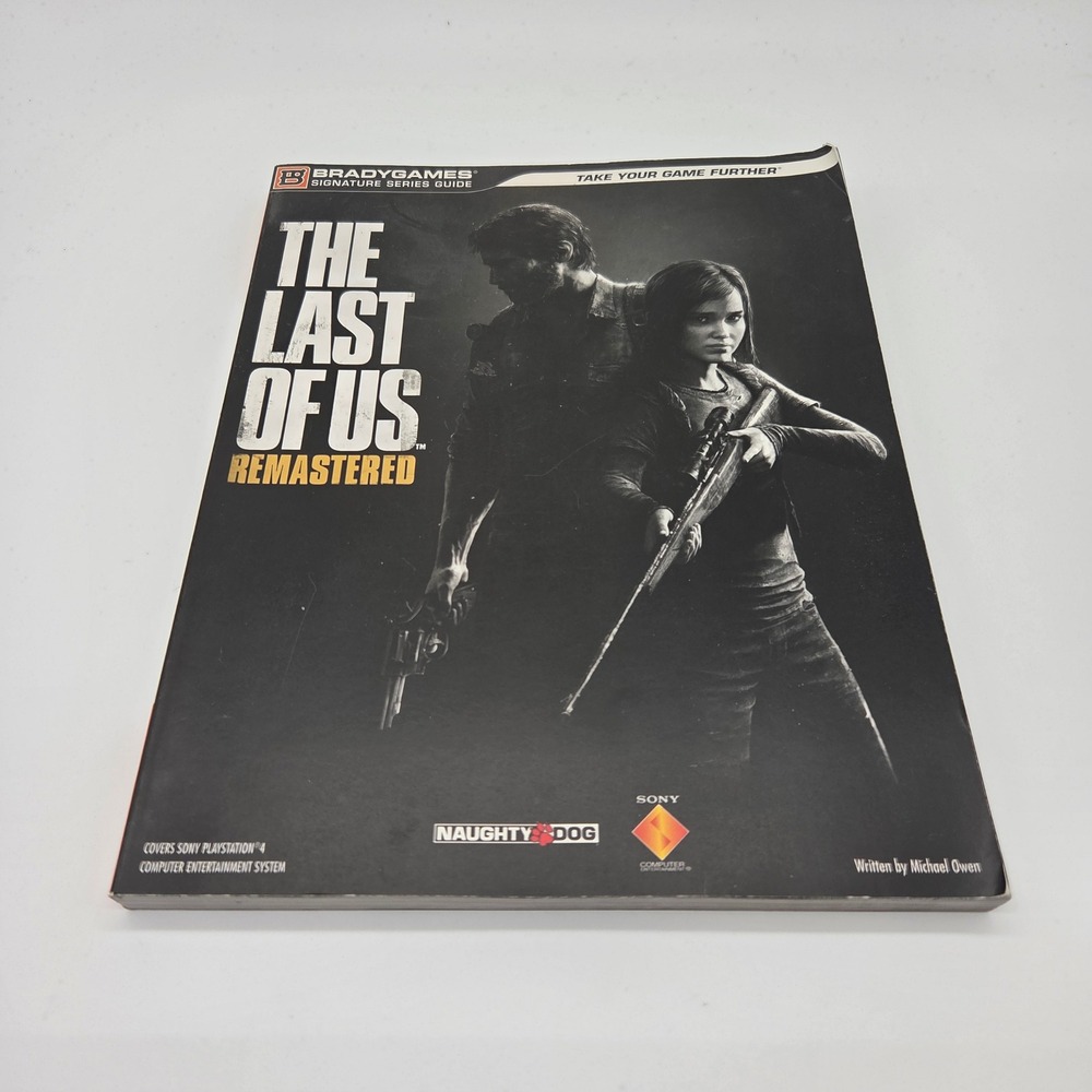 BradyGames The Last of Us Remastered Strategy Guide PS4 Black Signature Series